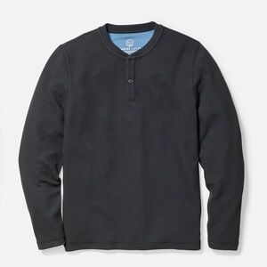 HENLEY SHIRT Sport Waffle 2.0  Moonless night MENS